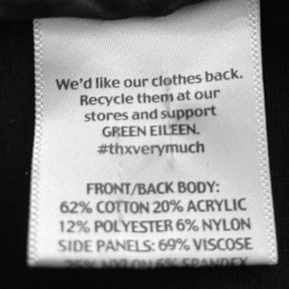 Eileen Fisher System Black & White Tweed Moto-Style Jacket. Size M. - Picture 12 of 12